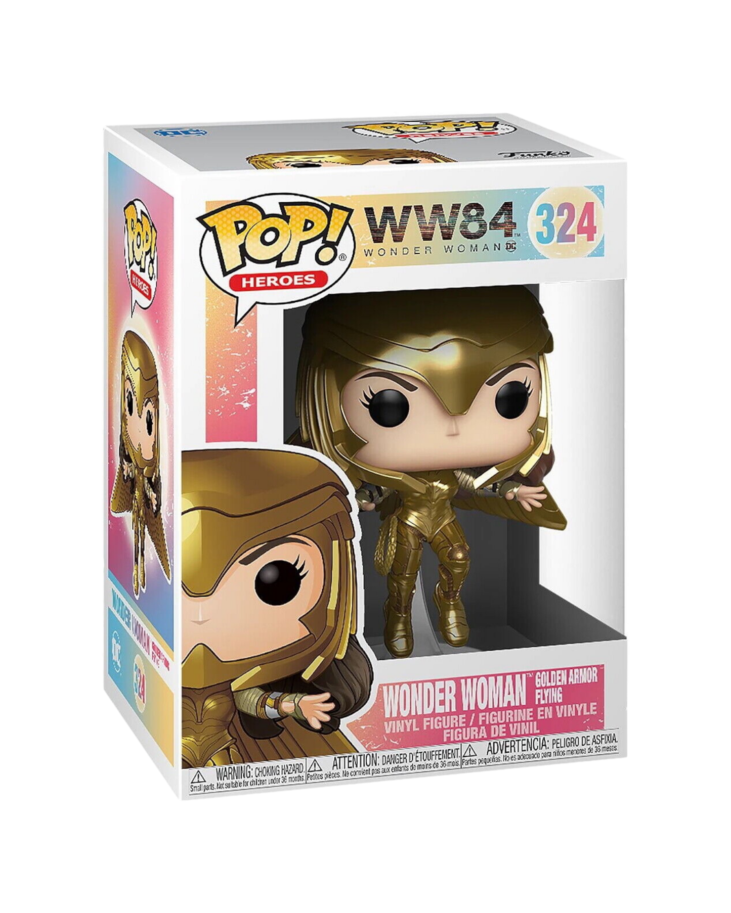 Funko Pop! 324 Wonder Woman Golden Armor Flying