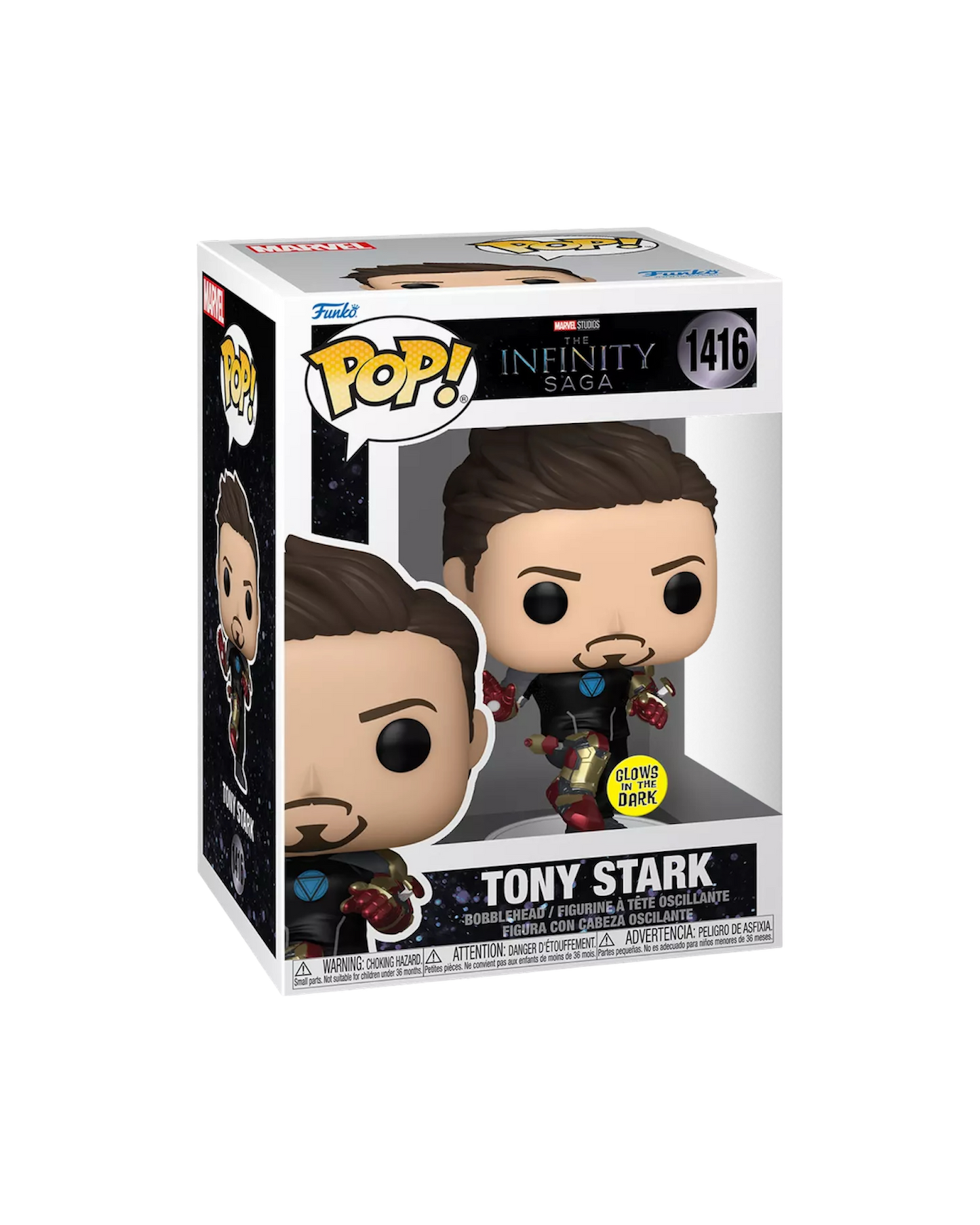 Funko Pop! 1416 Tony Stark | Glows in the Dark