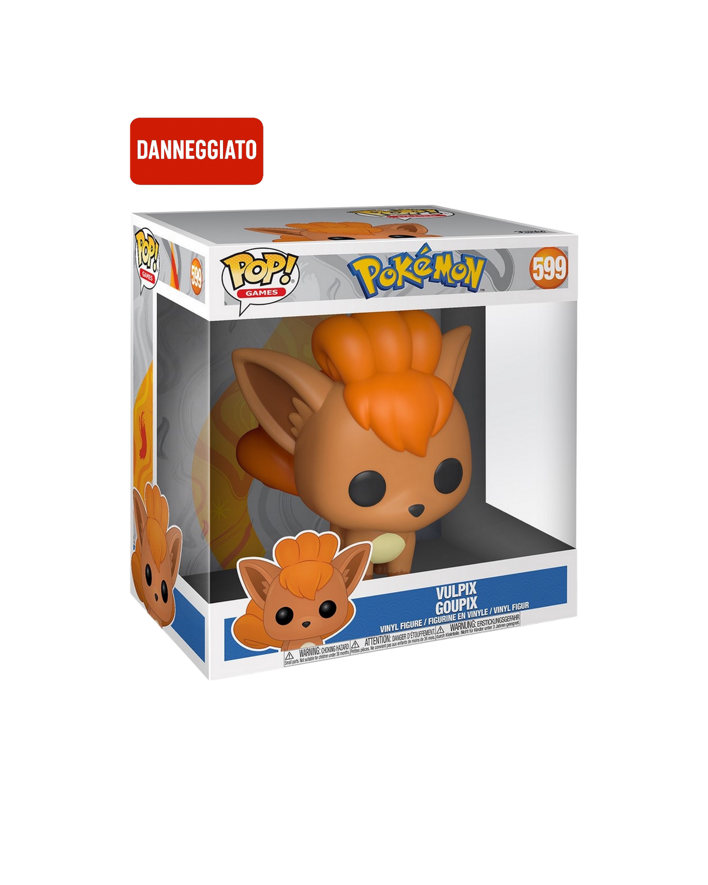 Funko Pop! 599 Vulpix | Jumbo (Scatola danneggiata)