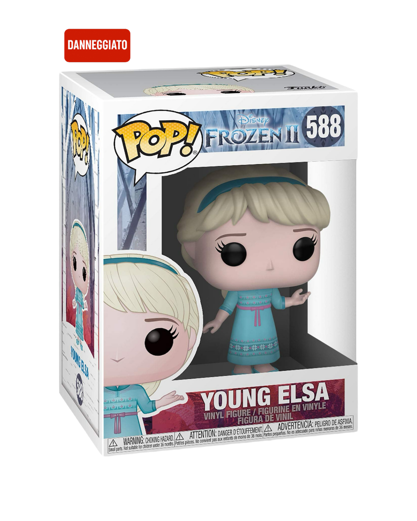 Funko Pop! 588 Young Elsa (Scatola danneggiata)