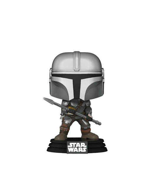 Funko Pop! 479 The Mandalorian with Beskar Staff | Funko Exclusive
