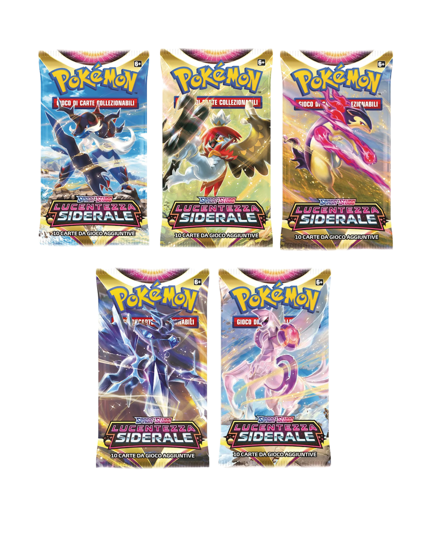Pokémon bustina Spada e Scudo “Lucentezza Siderale” | Italiano