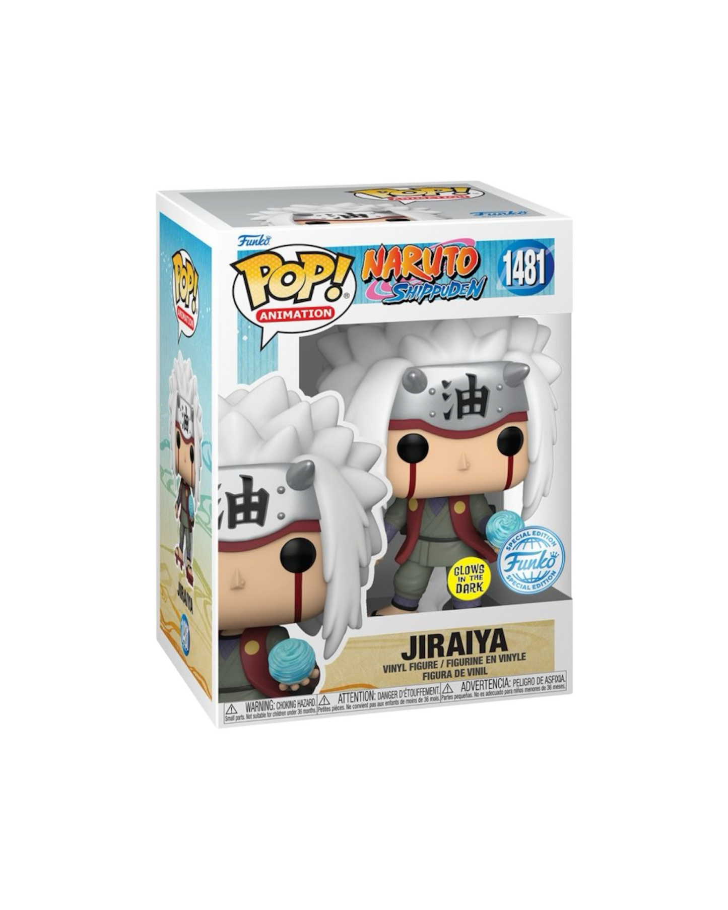 Funko Pop! 1481 Jiraiya | Funko Special | Glows in the Dark
