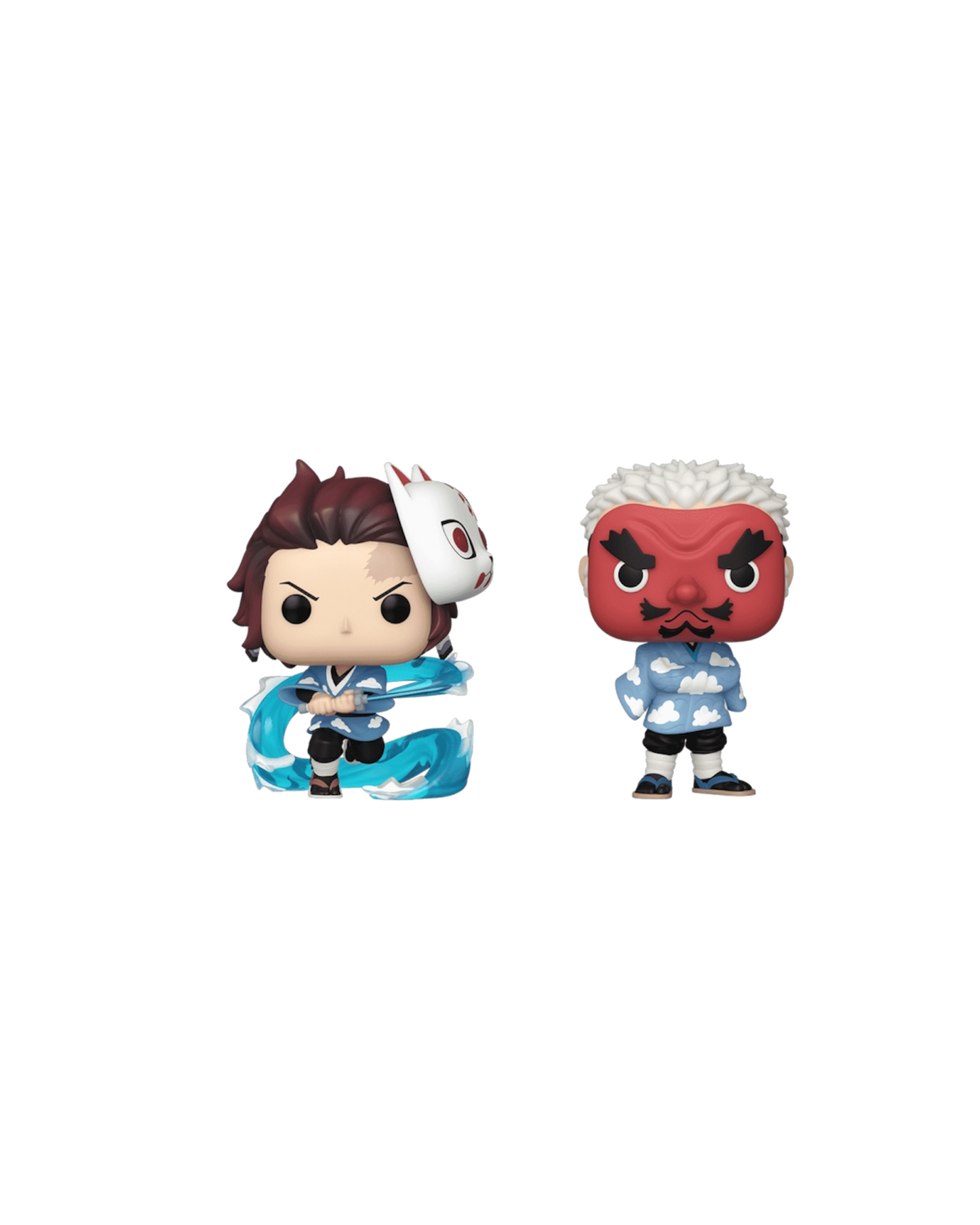 Funko Pop! 2 pack Tanjiro Kamado & Sakonji Urokodaki | Summer Convention 2023