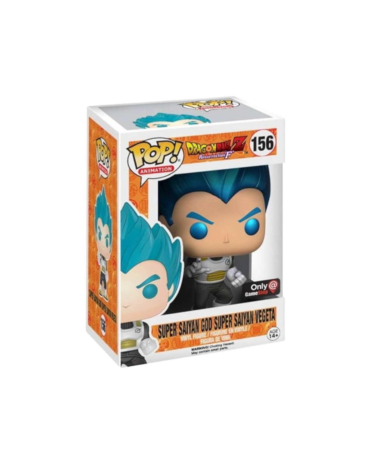 Funko Pop! 156 Super Saiyan God Super Saiyan Vegeta | Only at GameStop