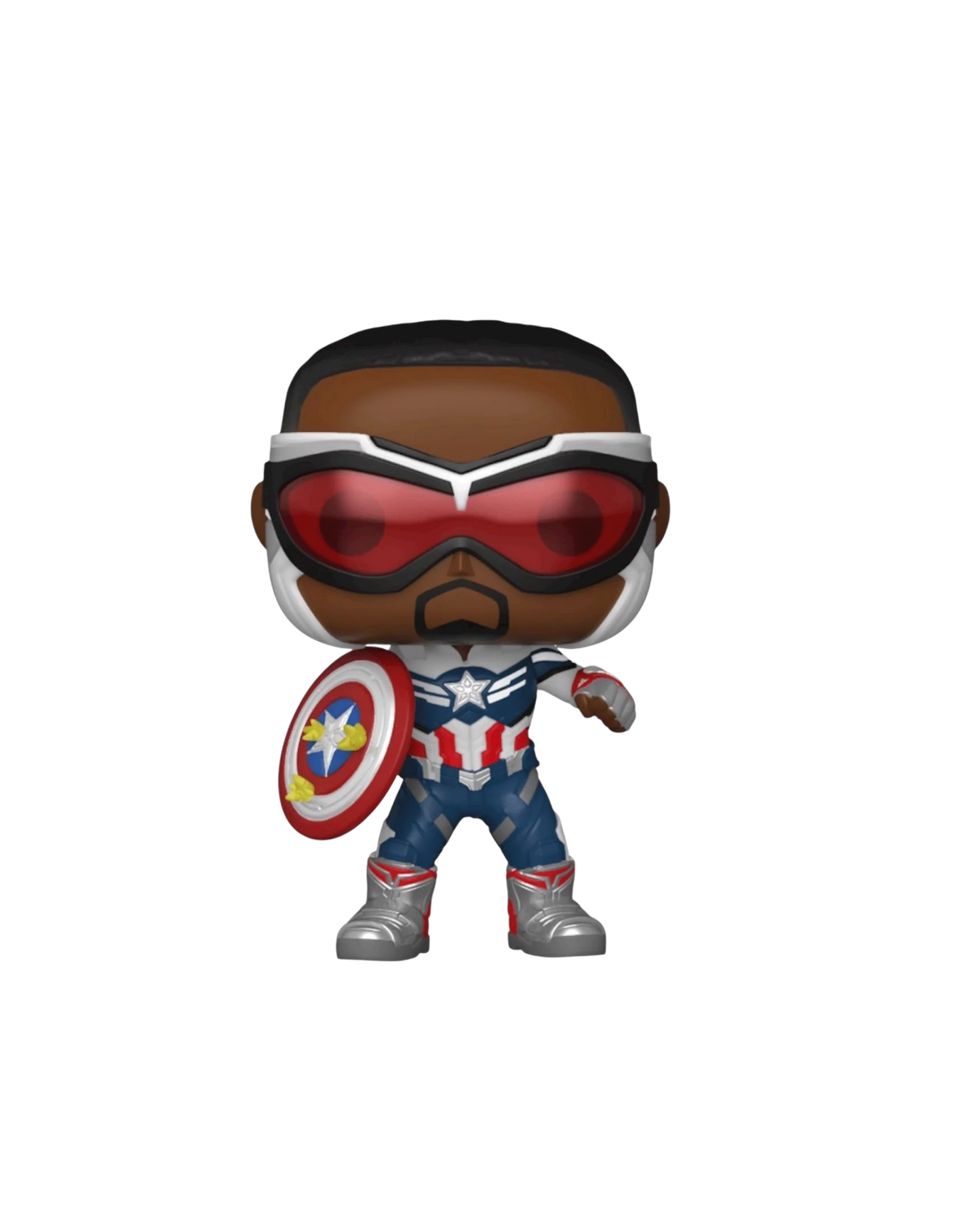 Funko Pop! 818 Captain America | Amazon Exclusive (Scatola danneggiata)