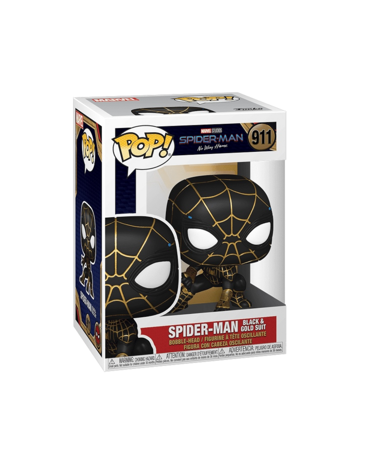 Funko Pop! 911 Spider-Man black & gold suit
