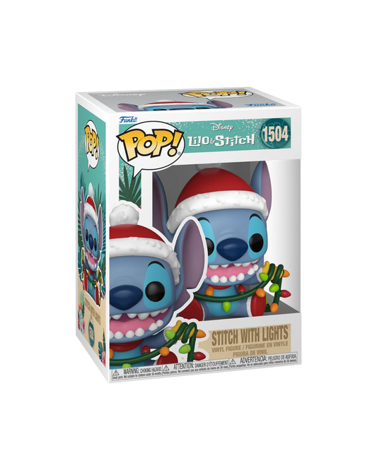 Funko Pop! 1504 Stitch with lights Holiday (Pre-Order)