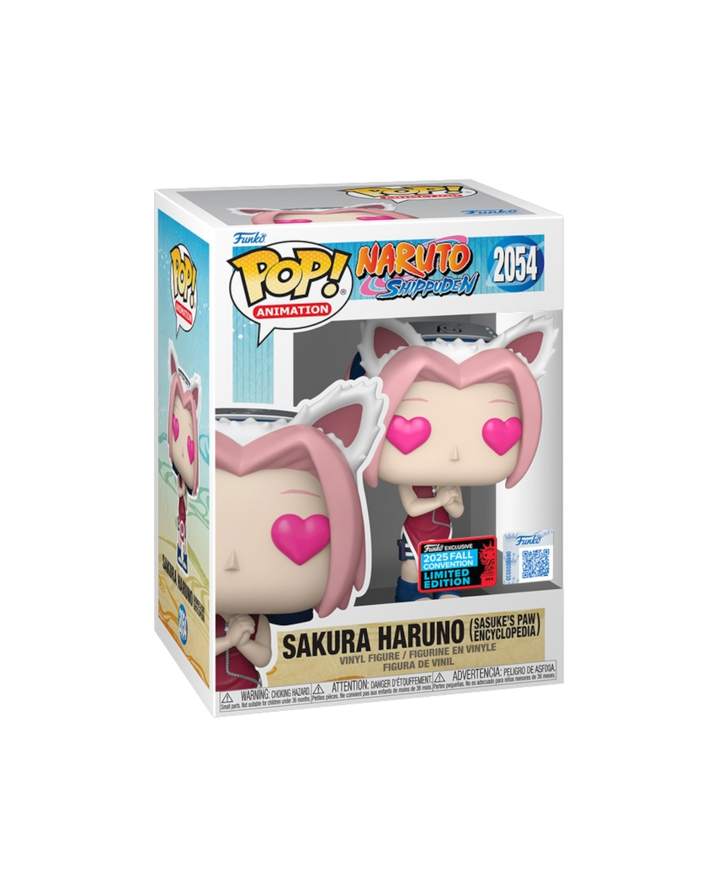 Funko Pop! 2054 Sakura Haruno (Sasuke’s paw Encyclopedia) | Special Edition | Fall Convention 2025