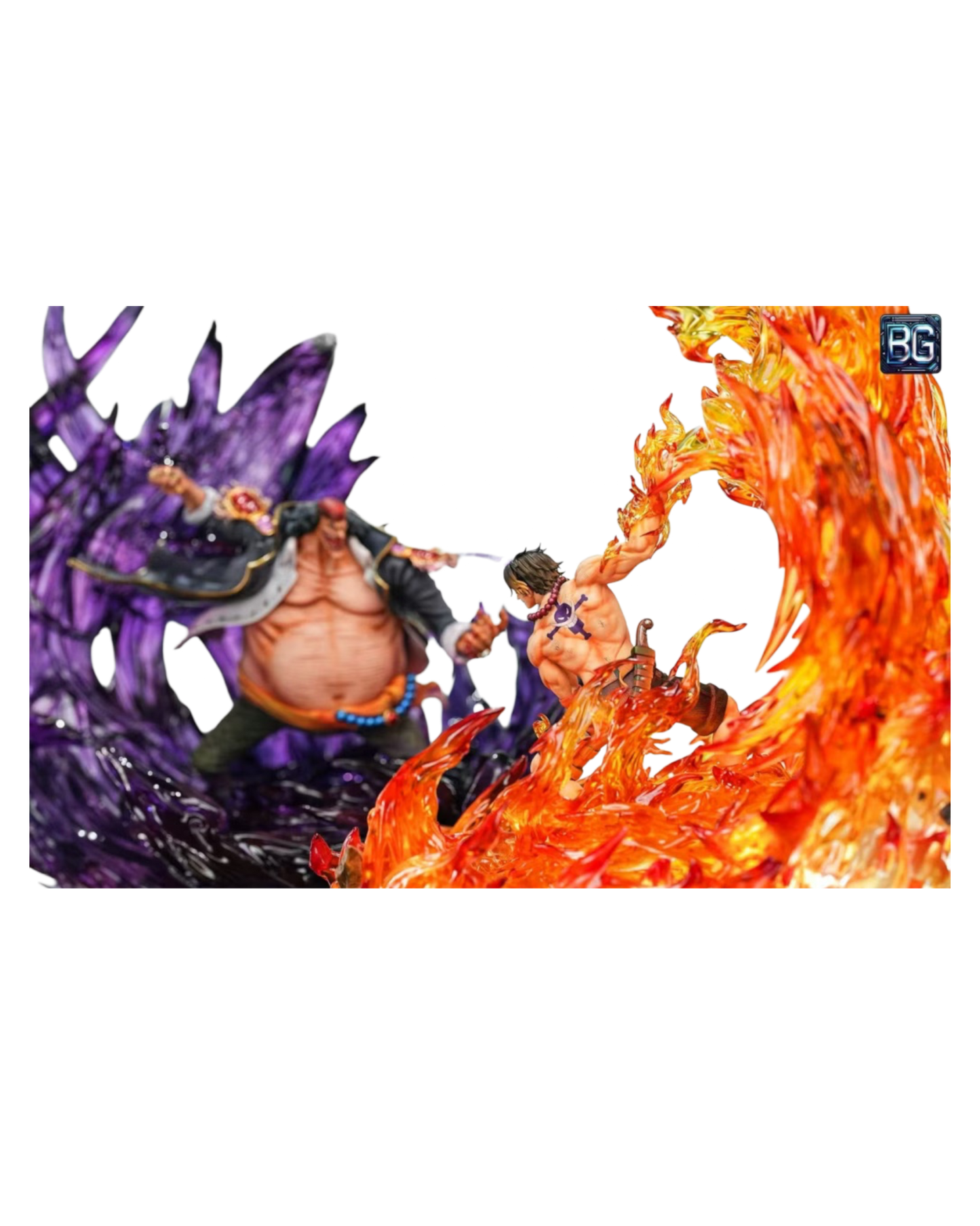 Ace vs Marshall D.Teach Statue | Studio Badges | Resin Statue | Scale 1:6 (Pre-Order)