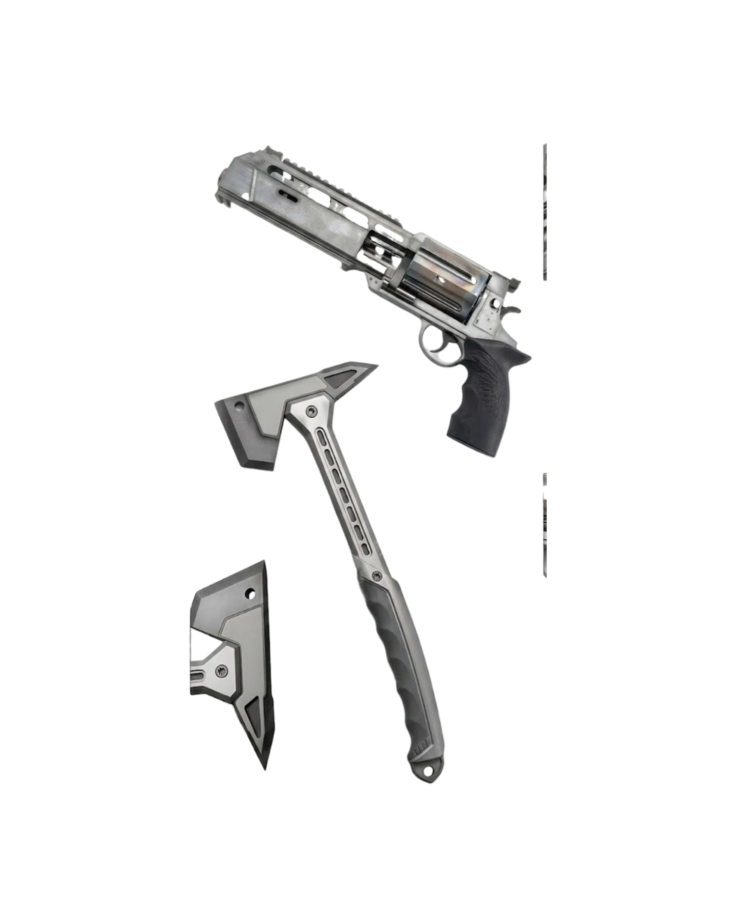 Statua Residen Evil Requiem Revolver & Tactical Handaxe | Panda Studio | Resin Statue