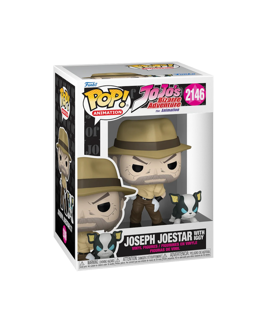 Funko Pop! 2146 Joseph Joestar with Iggy (Pre-Order)