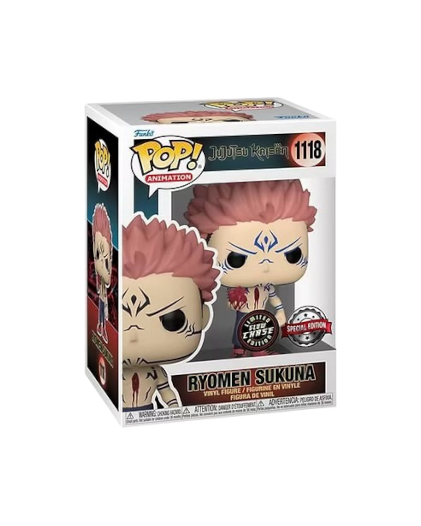 Funko Pop! 1118 Ryomen Sukuna | Chase | Glows in the Dark | Special Edition