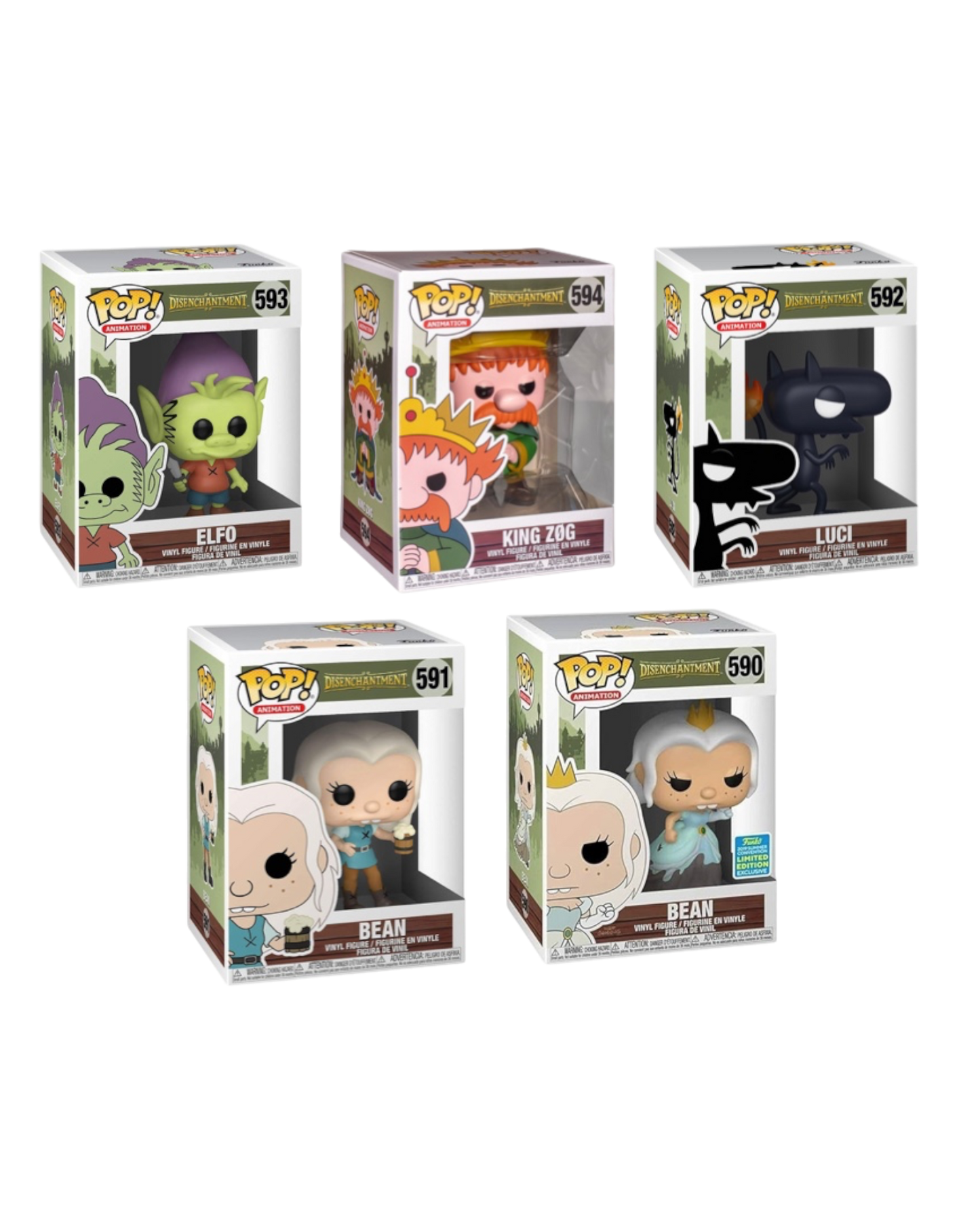 LOTTO UNICO Funko Pop! Disenchantment | Summer Convention 2019