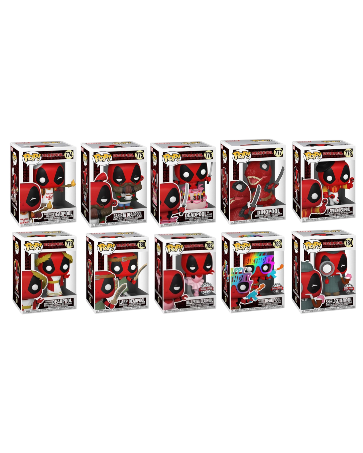 LOTTO UNICO Funko Pop! Deadpool | Special Edition