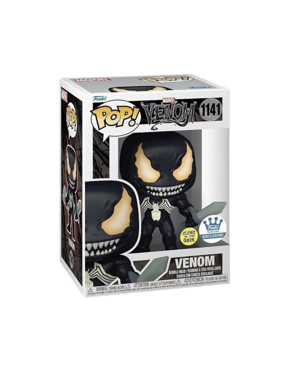 Funko Pop! 1141 Venom | Funko Exclusive | Glows in the dark