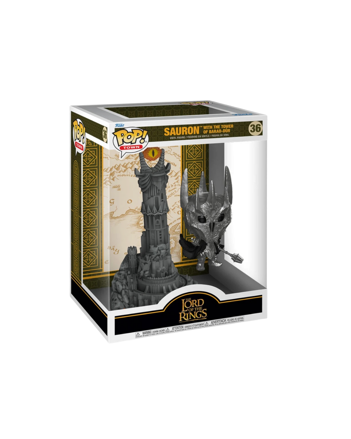 Funko Pop! Town 36 Sauron with The Tower of Barad-Dur | Glows in the dark (Pre-Order)