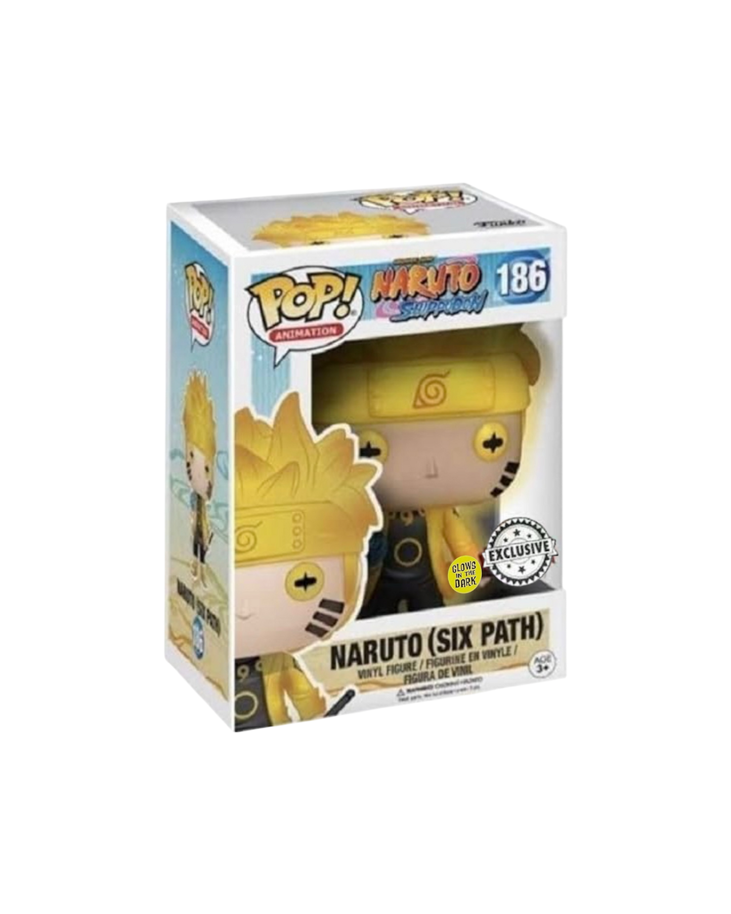 Funko Pop! 186 Naruto (Six Path) | Exclusive | Glows in the dark