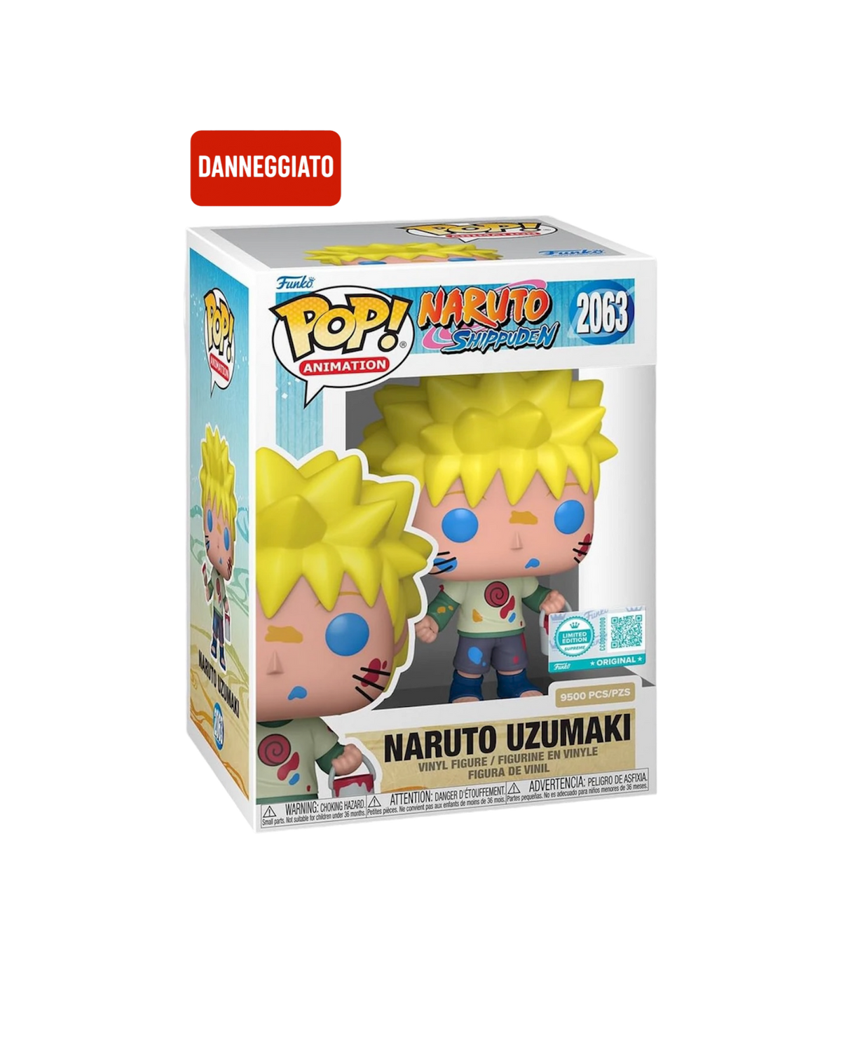 Funko Pop! 2063 Naruto Uzumaki | Supreme Edition - 9500 pzs (Scatola danneggiata)