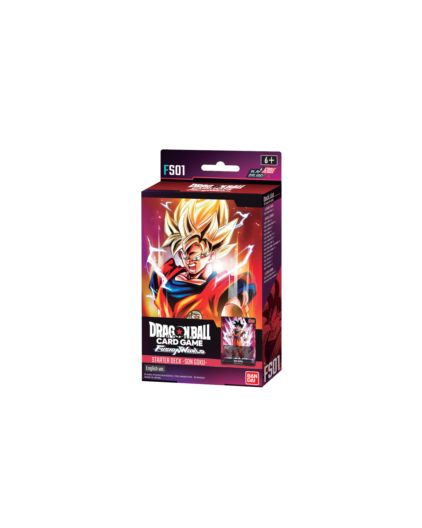 Dragon Ball Super FS01 “Fusion World” Starter Deck Son Goku | English