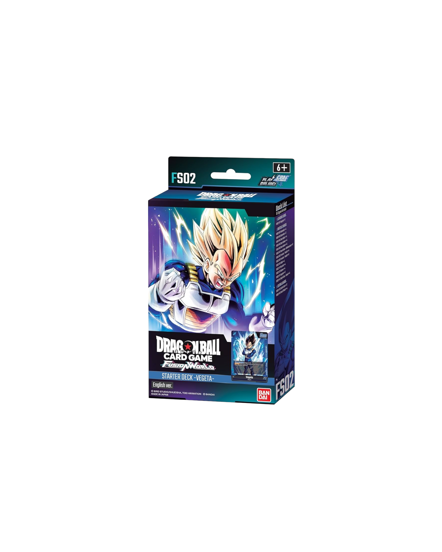 Dragon Ball Super FS02 “Fusion World” Starter Deck Vegeta | English
