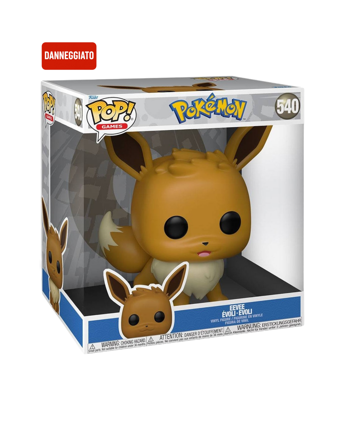 Funko Pop! 540 Eevee | Jumbo (Scatola danneggiata)