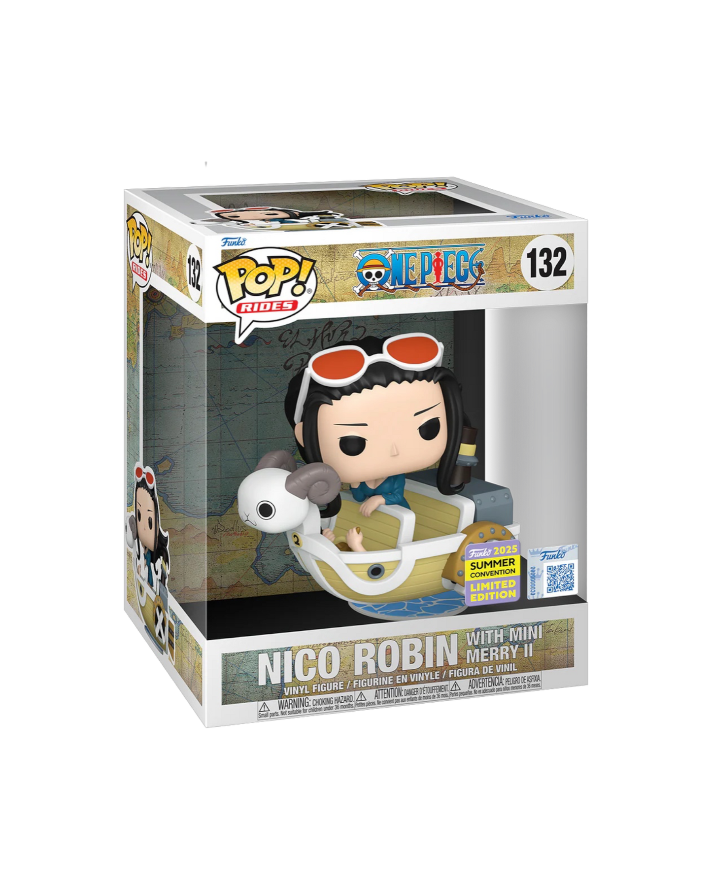 Funko Pop! 132 Nico Robin with Mini Merry II | Summer Convention 2025 | Special Edition