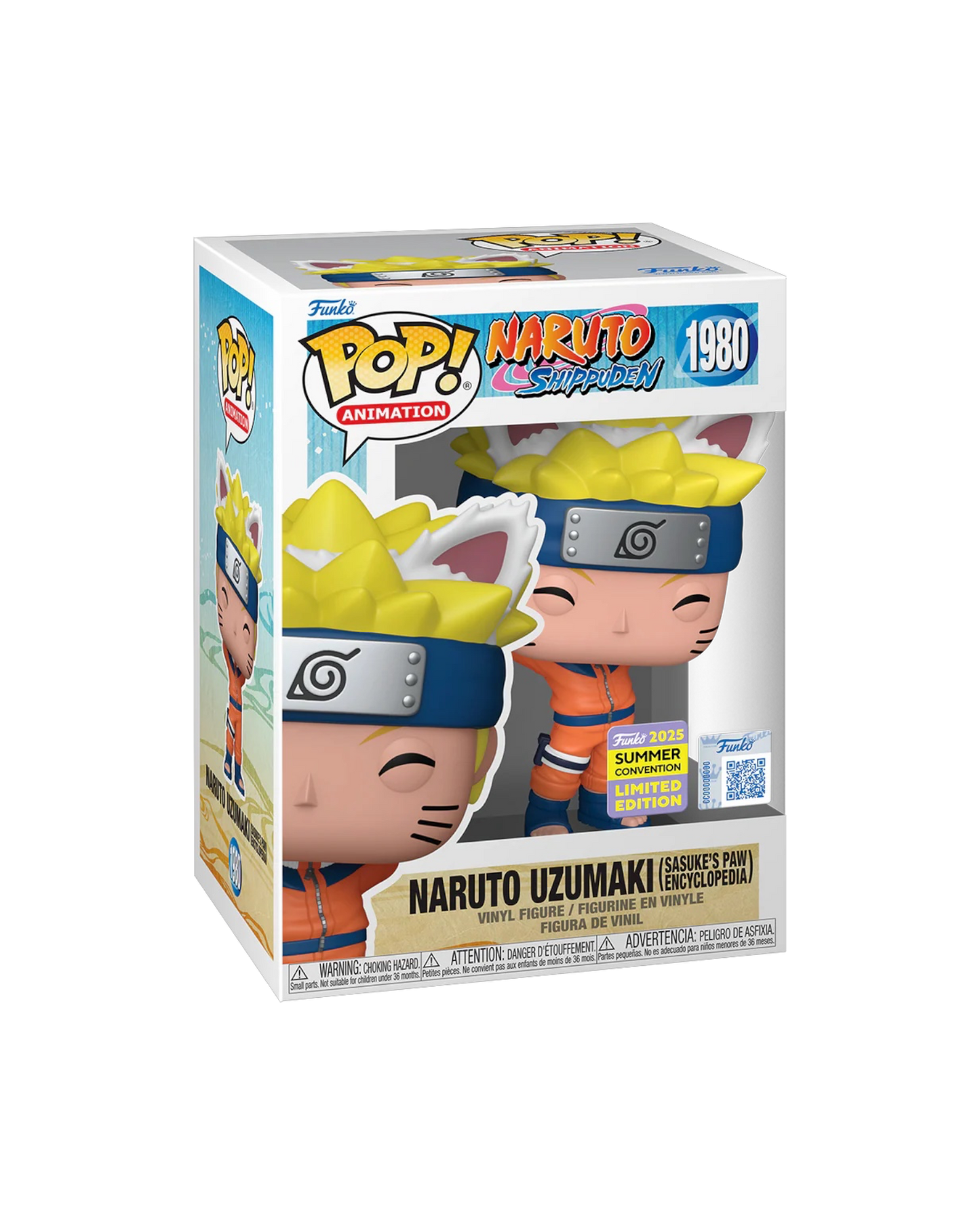 Funko Pop! 1980 Naruto Uzumaki (Sasuke's paw encyclopedia) | Summer Convention 2025 | Special Edition