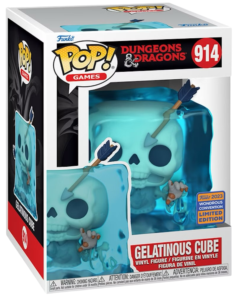 Funko Pop! 914 Gelatinous Cube | Wondrous Convention 2023