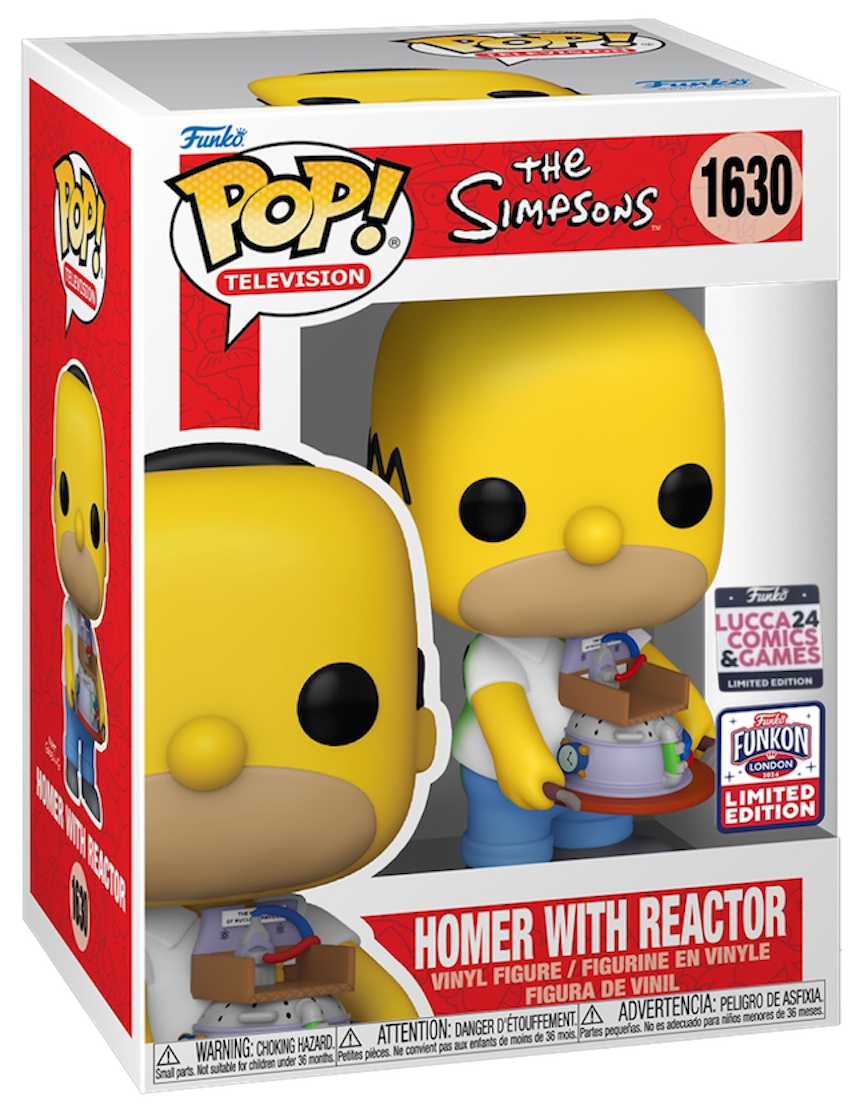 Funko Pop! 1630 Homer with Reactor | Funkon London Lucca Comics and Gamest 2024