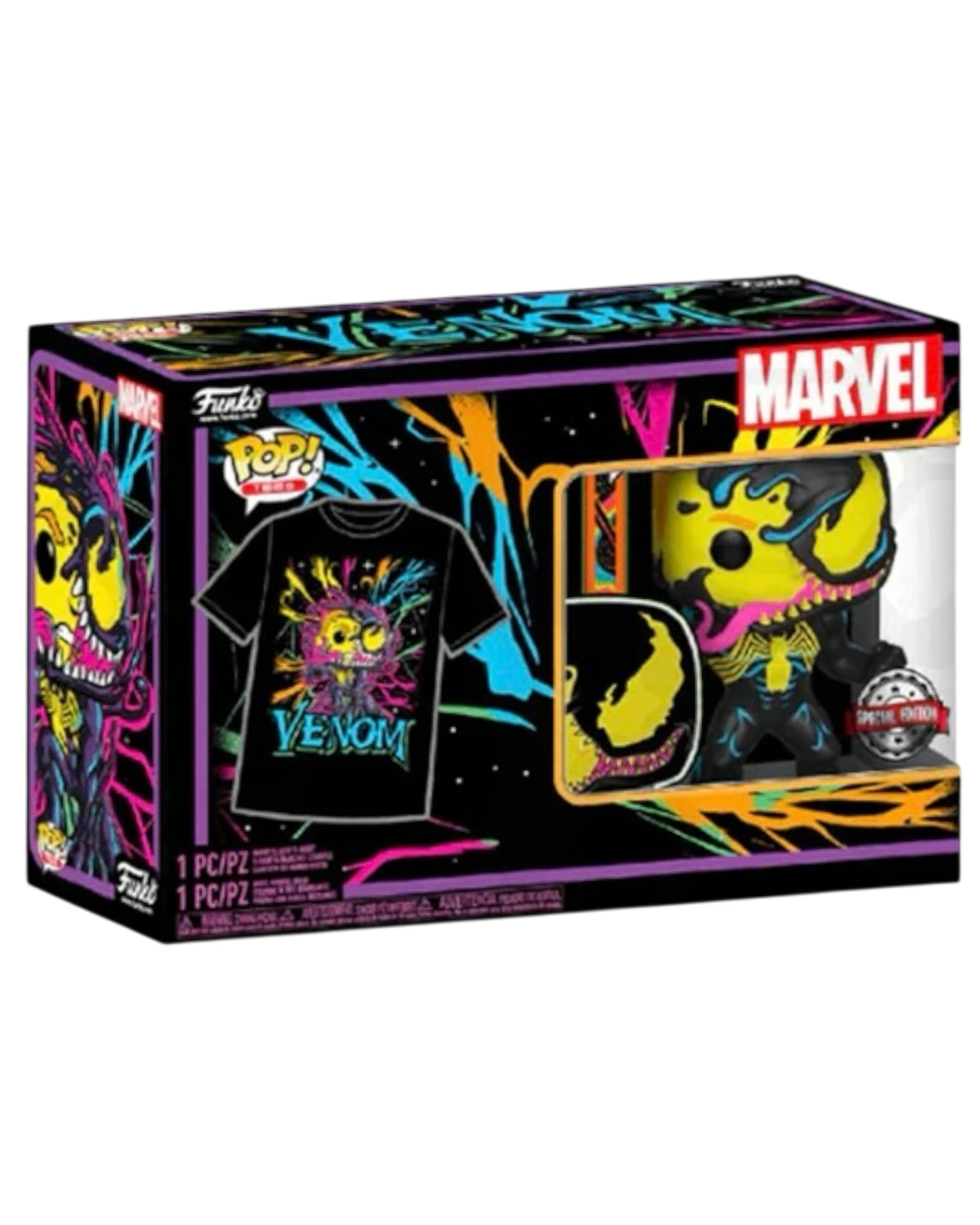 Funko Pop! Venom Pop&Tee - Taglia L | Special Edition