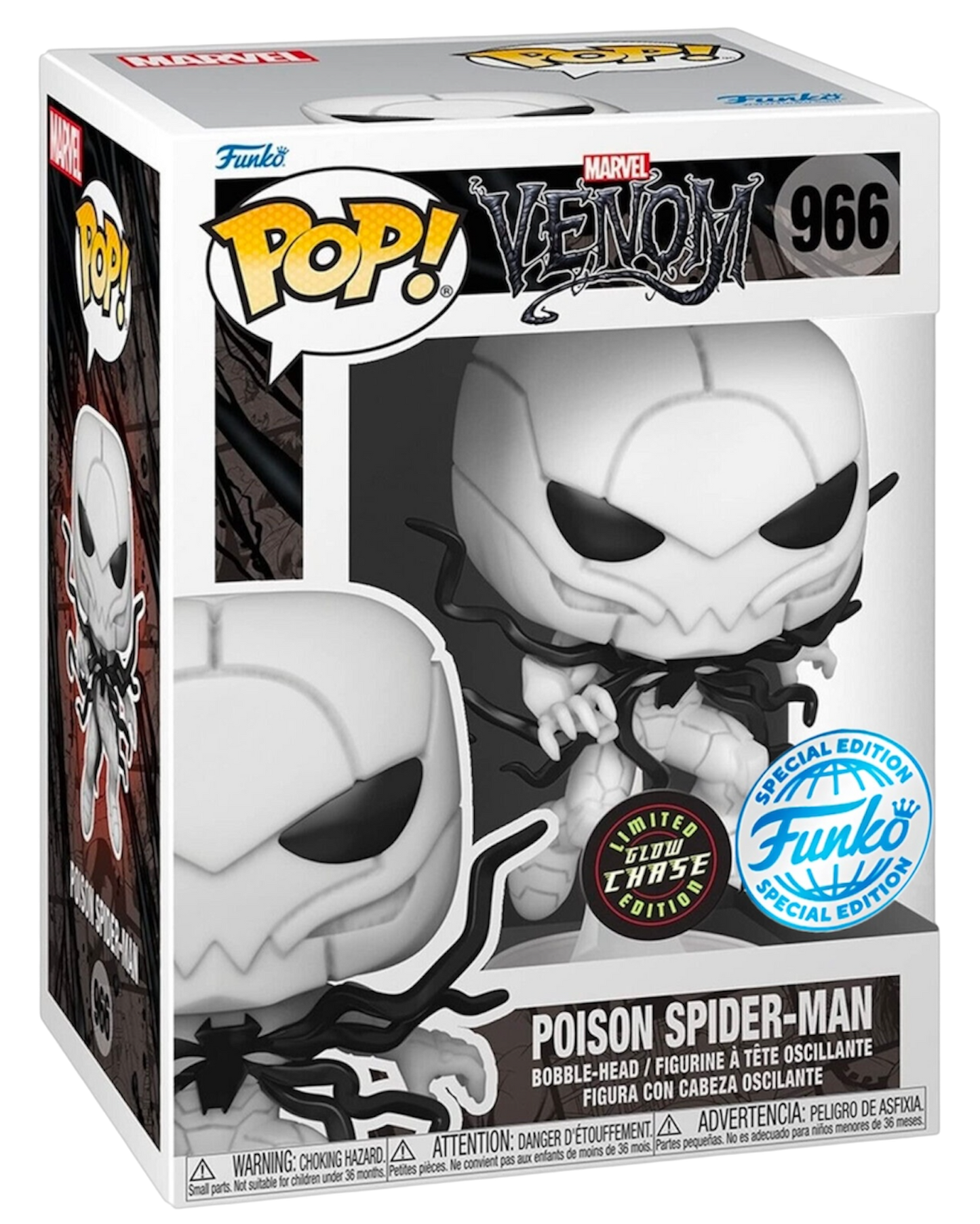 Funko Pop! 966 Poison Spider-Man | Special Edition Glow Chase