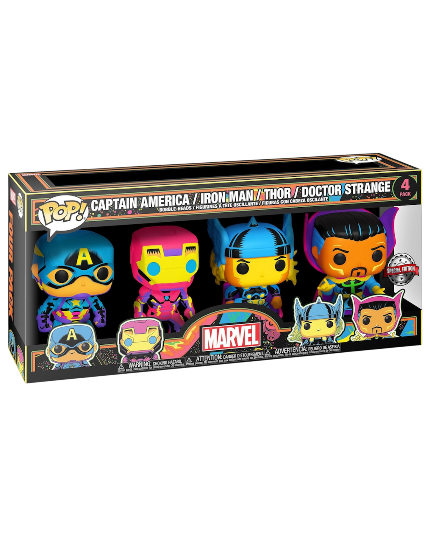 Funko Pop! 4 Pack – Marvel