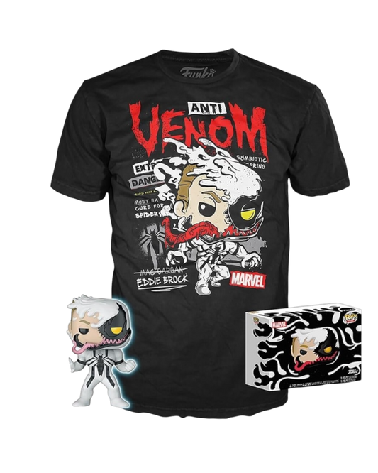 Funko Pop! Anti Venom Pop&Tee - Taglia L