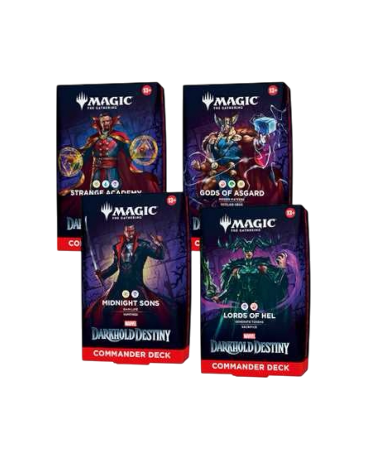 MTG Box commander deck | Marvel Darkhold Destiny (4 mazzi) | ENG (Pre-Order)