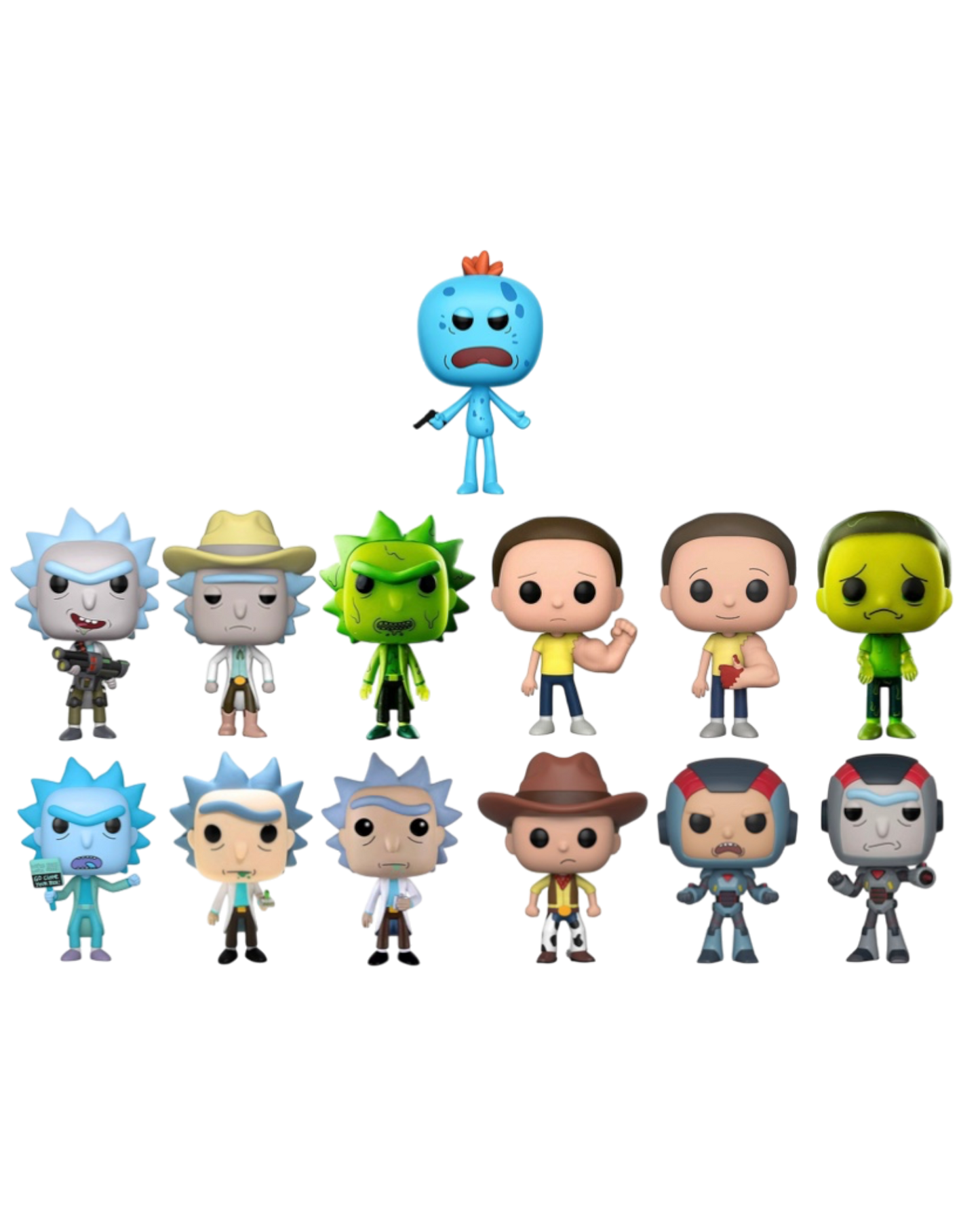 LOTTO UNICO Funko Pop! Rick and Morty | Hot Topic, Summer Convention, Chase, Glows in the Dark, Special Edition