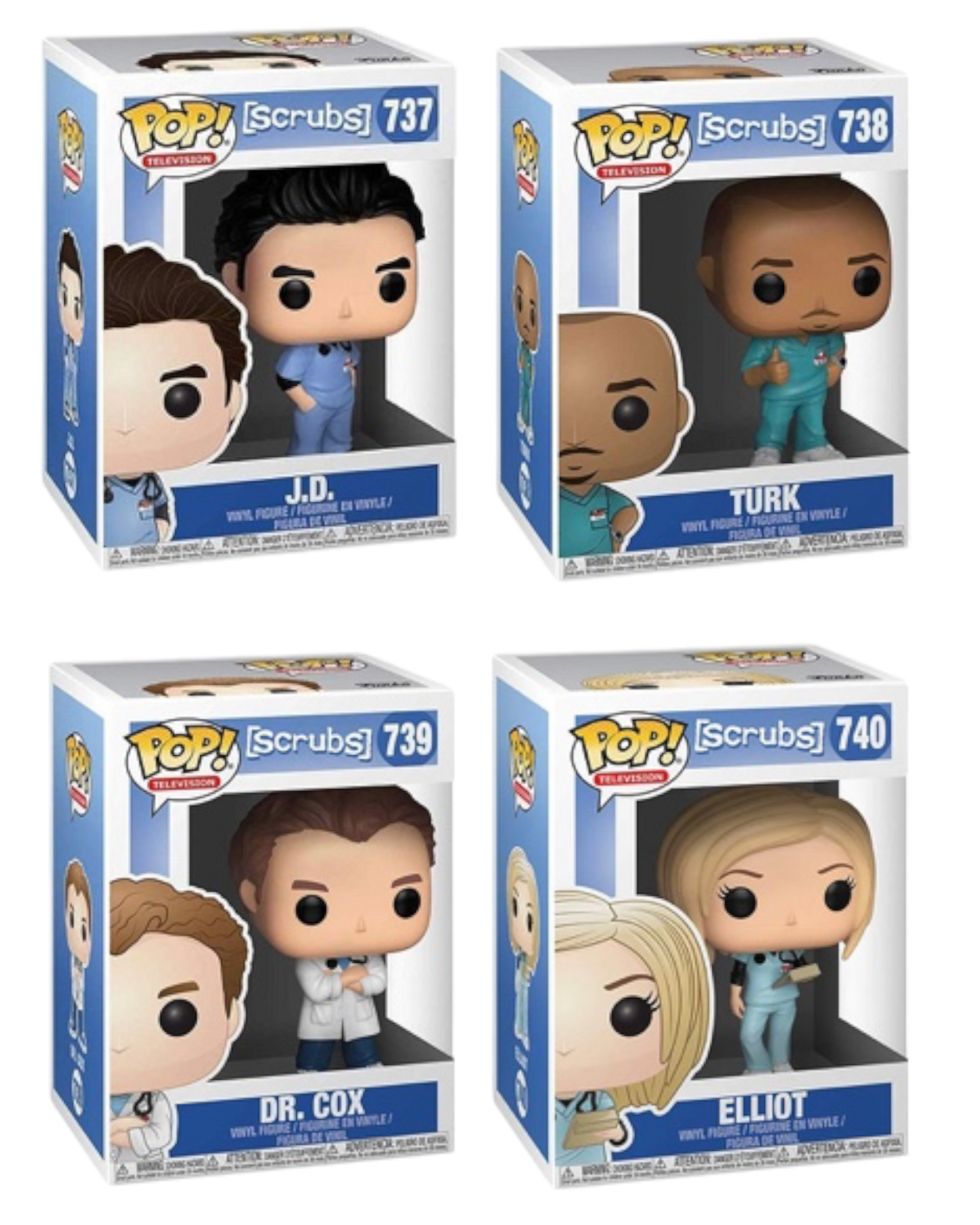 LOTTO UNICO Funko Pop! Scrubs