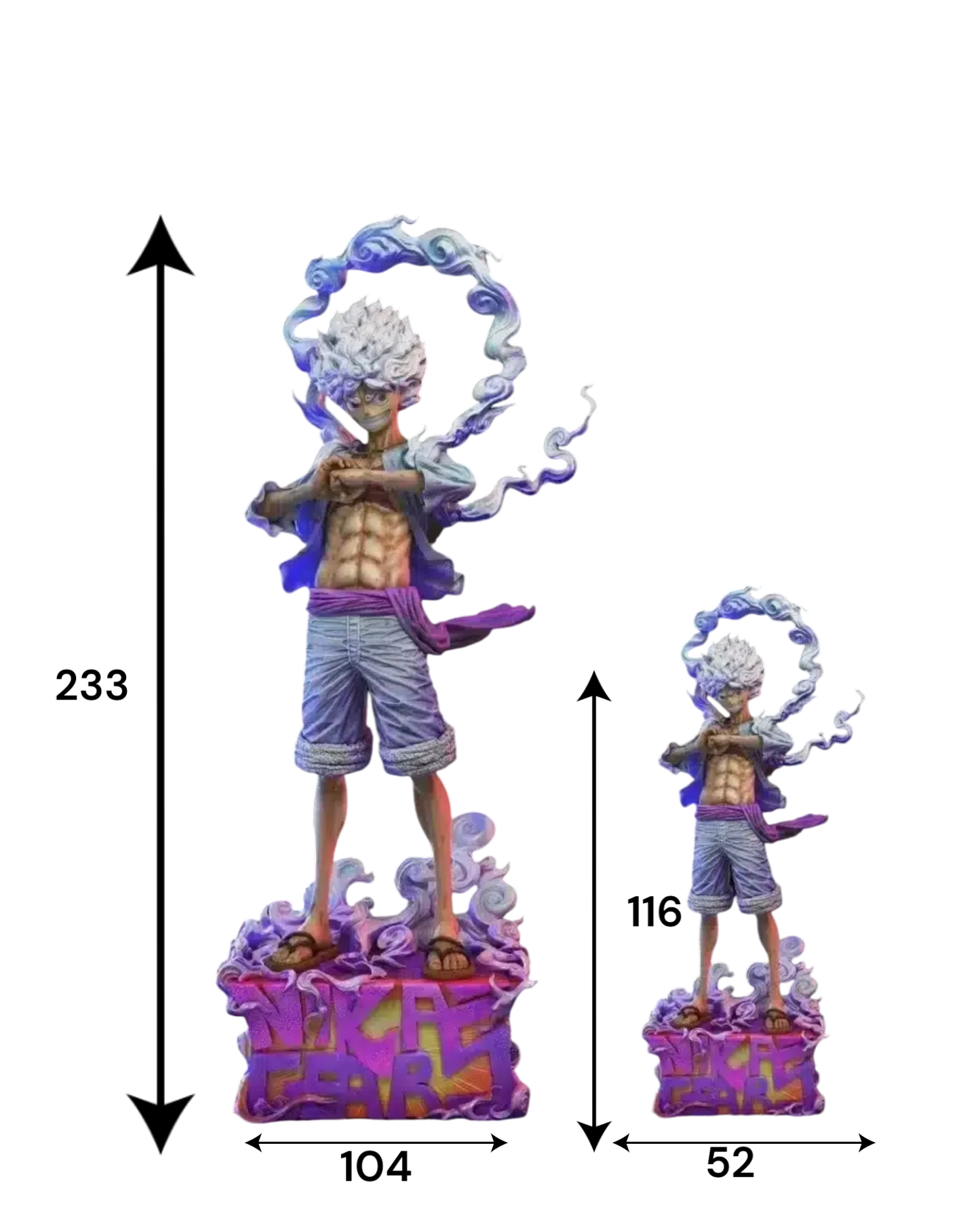 Statua One Piece Nika Luffy V2 | Super Bomb x Initial Aspiration Studio | Scale 1:1 & 1:2 (Pre-Order)