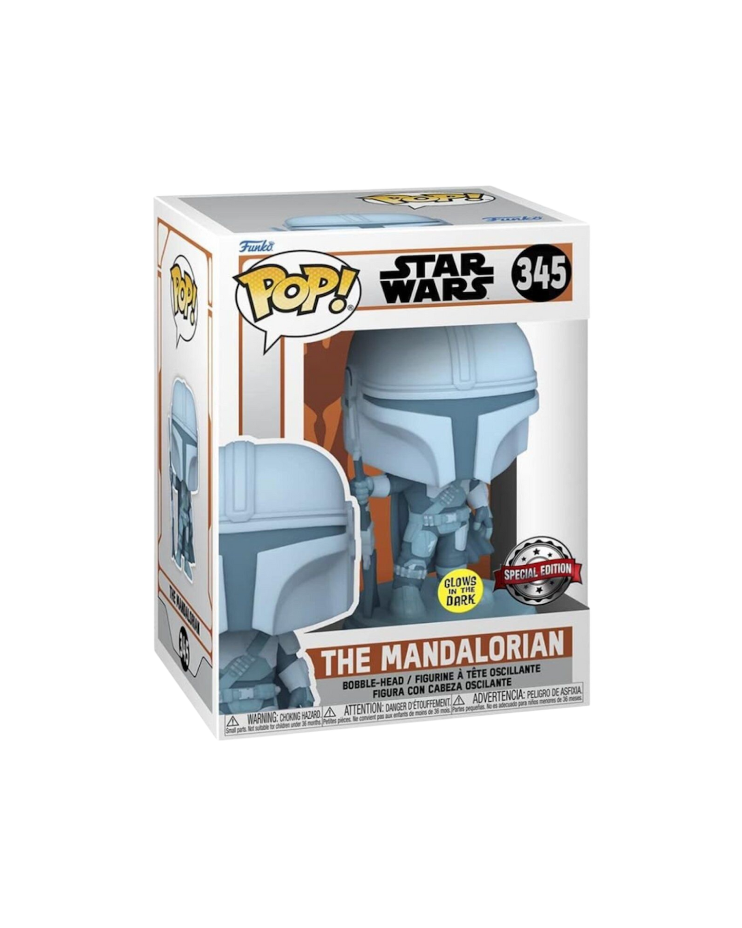 Funko Pop! 345 The Mandalorian | Special Edition | Glows in the dark