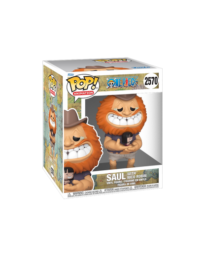 Funko Pop! Super 2570 Saul with Nico Robin (Pre-Order)