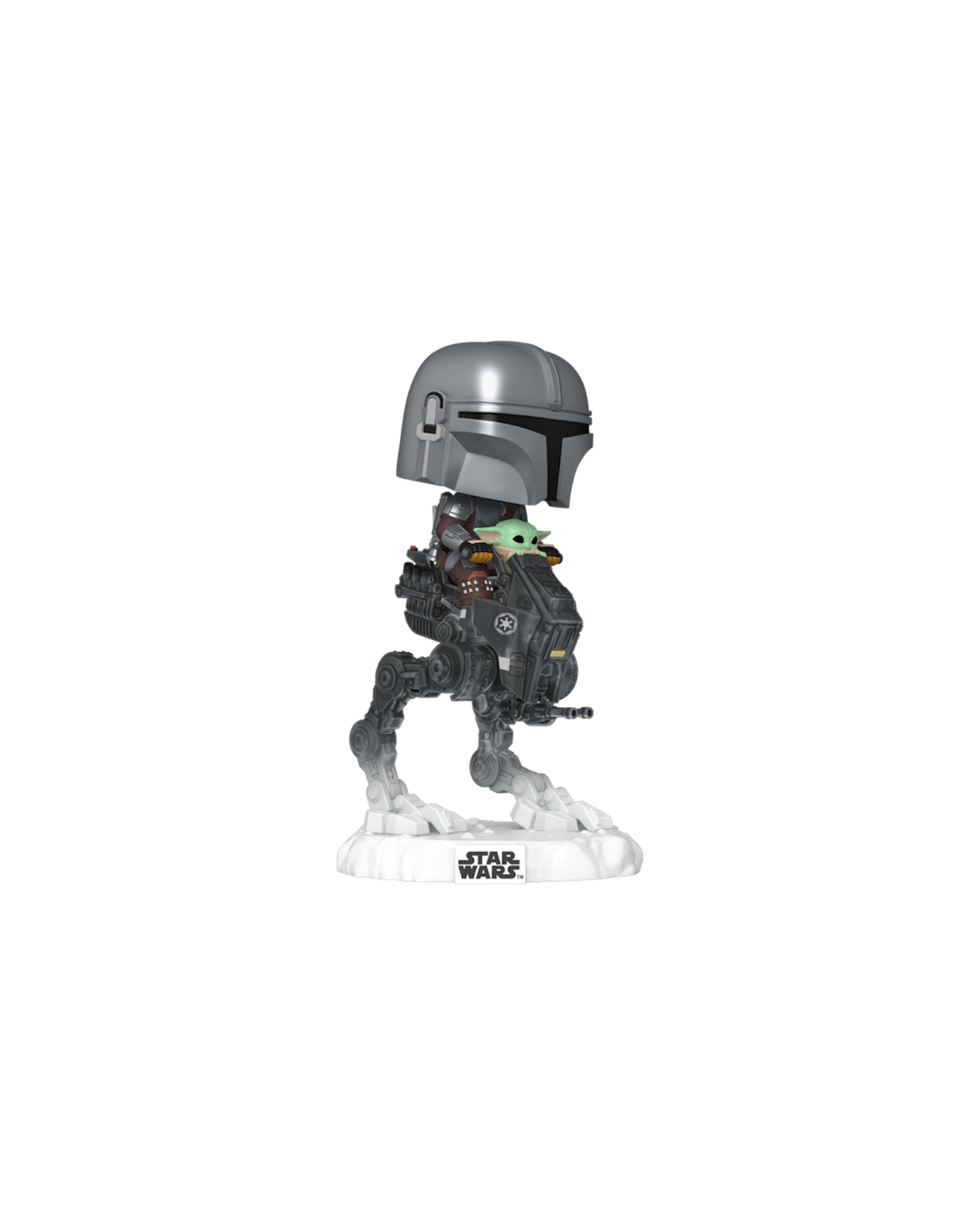 Funko Pop! Riders 837 The Mandalorian with Grogu in Imperial Remnant At-art (Pre-Order)
