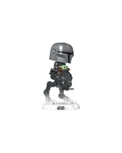 Funko Pop! Riders 837 The Mandalorian with Grogu in Imperial Remnant At-art (Pre-Order)