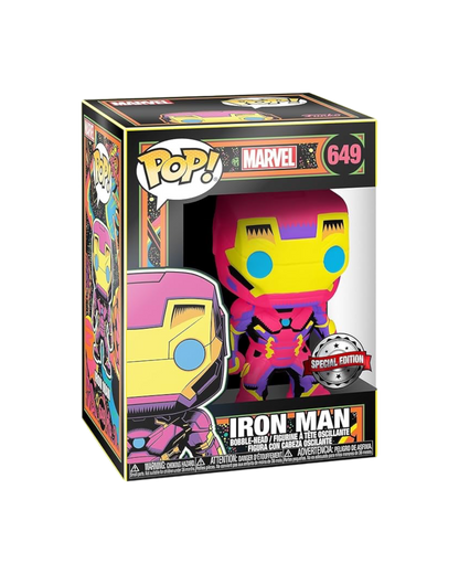 Funko Pop! 649 Iron Man | Special edition | Black light