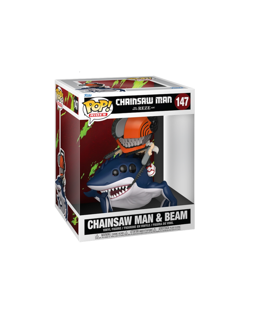 Funko Pop! Rides Deluxe 147 Chainsaw Man & Beam (Pre-Order)