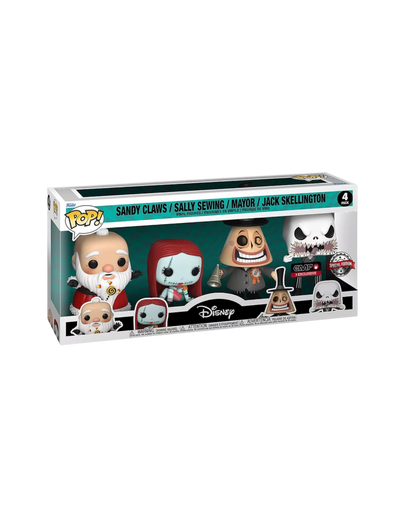 Funko Pop! 4 pack Sandy / Sally / Mayor / Jack | EMP | Special Edition