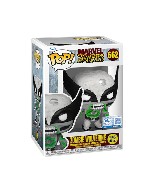 Funko Pop! 662 Zombie Wolverine | Special Edition | Glows in the Dark (Pre-Order)