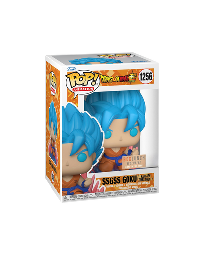 Funko Pop! 1256 SSGSS Goku (Kaio-Ken times twenty) | Box Lunch