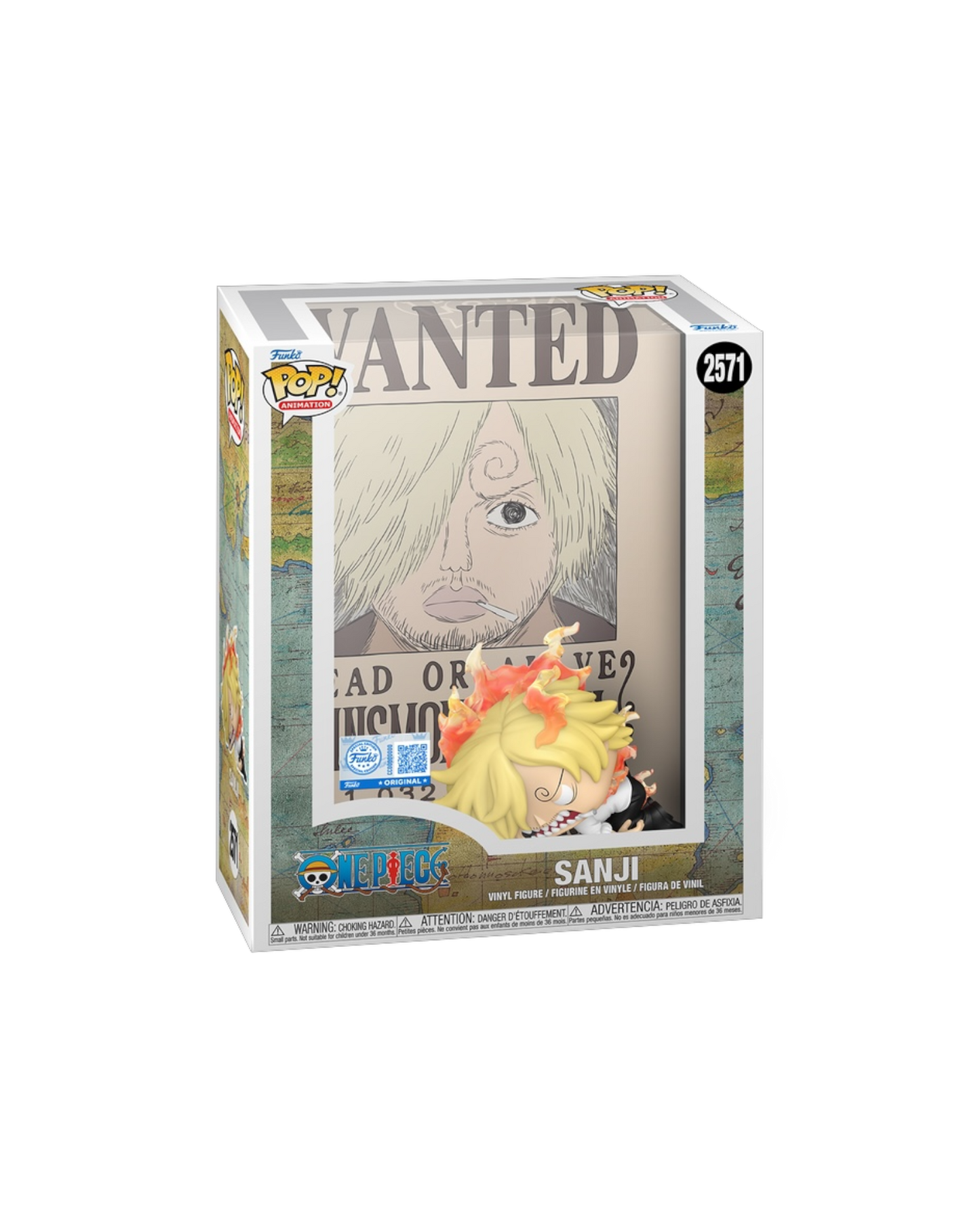 Funko Pop! Poster 2571 Sanji (Wanted) | Special edition (Pre-Order)