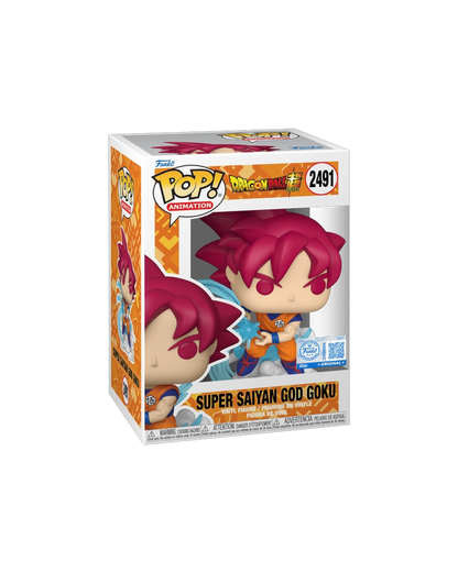 Funko Pop! 2491 Super Saiyan God Goku | Special edition (Pre-Order)