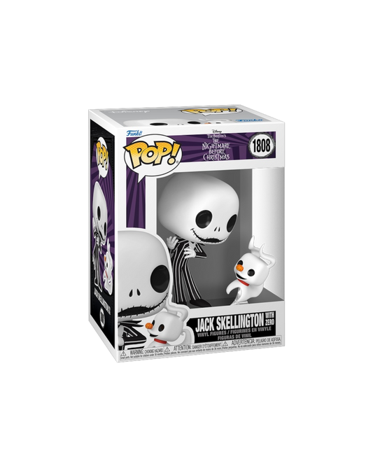 Funko Pop! 1808 Jack Skellington with Zero (Pre-Order)